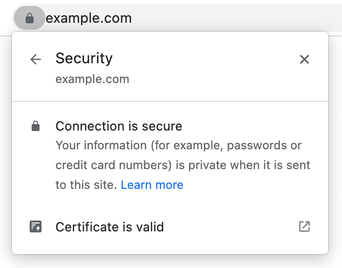 image of site controls on a website