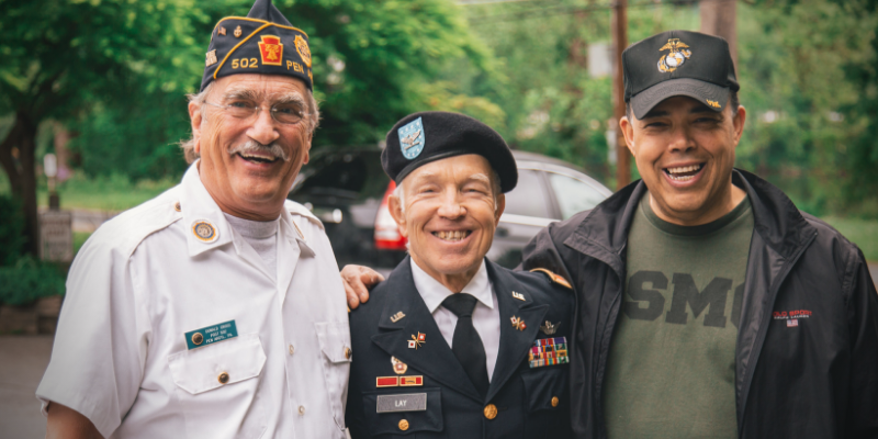 Three senior veterans